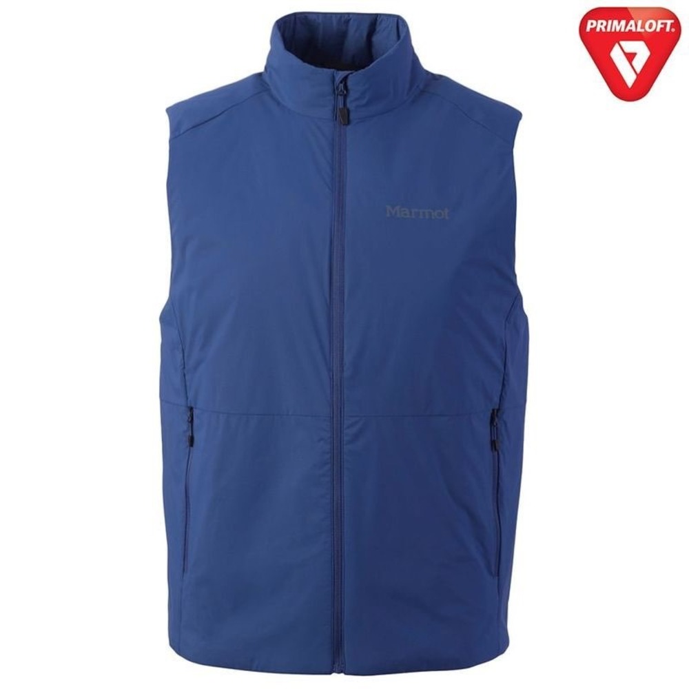 Marmot Mens Novus LT Vest Twilight Blue PrimaLoft Insulated M15535 Large NWT